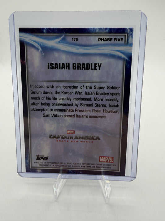 2025 Topps Chrome Marvel Studios Isaiah Bradley Card  Refractor