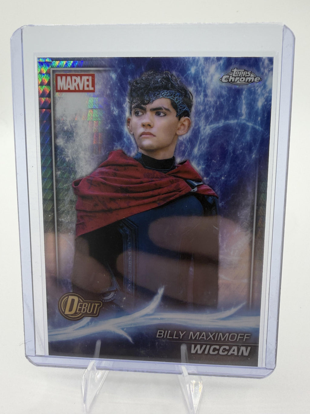 2025 Topps Chrome Marvel Studios Wiccan Billy Maximoff DEBUT Card #165 Agatha