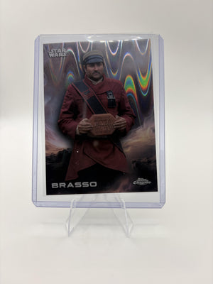 2025 Topps Chrome Star Wars Brasso #109 Raywave Refractor Andor MCU
