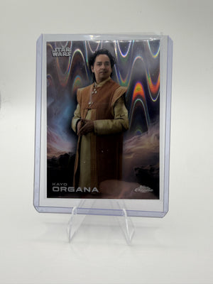 2025 Topps Chrome Star Wars Kayo Organa #127 Raywave Refractor Obi-Wan Kenobi