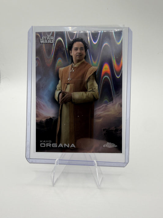 2025 Topps Chrome Star Wars Kayo Organa #127 Raywave Refractor Obi-Wan Kenobi