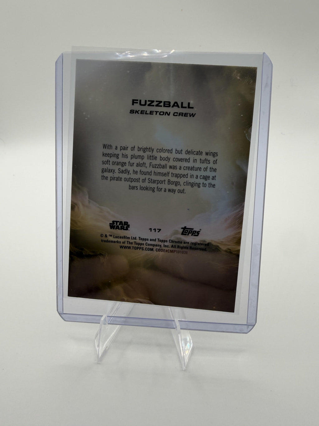 2025 Topps Chrome Star Wars Fuzzball #117 Debut Skeleton Crew