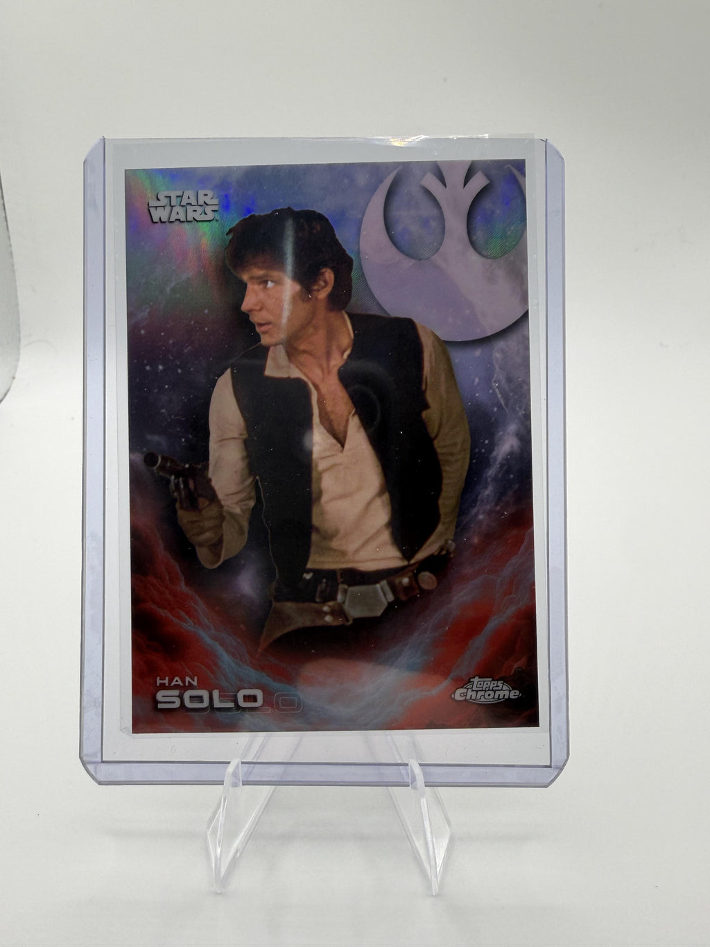 2025 Topps Chrome Star Wars Han Solo #CE-25 Costco SP Variation
