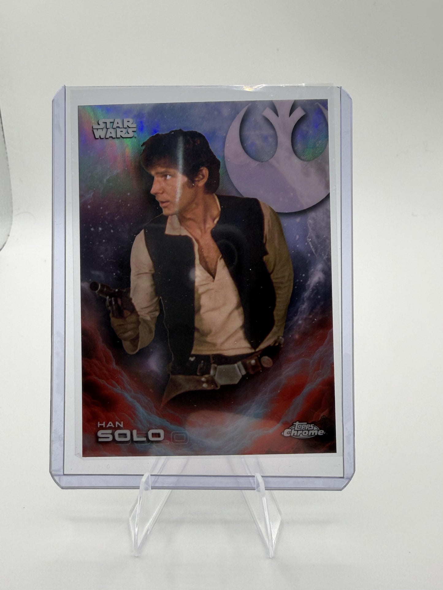 2025 Topps Chrome Star Wars Han Solo #CE-25 Costco SP Variation