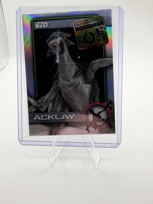 2025 Topps Chrome Star Wars Acklay Outer World Oddities #UO-1