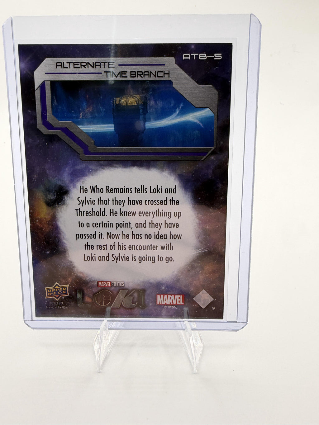 2023 Upper Deck Marvel Loki Season 1 The Threshold – End of Time Card