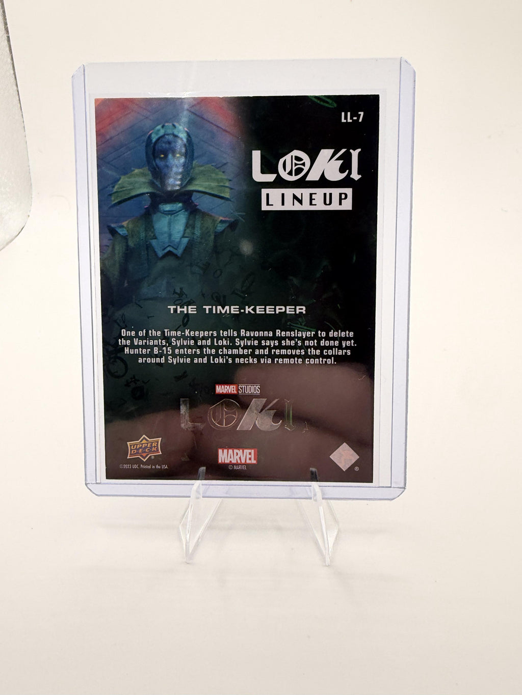 2023 Upper Deck Marvel Loki Season 1 The Time-Keeper Loki Lineup #LL-7 MCU
