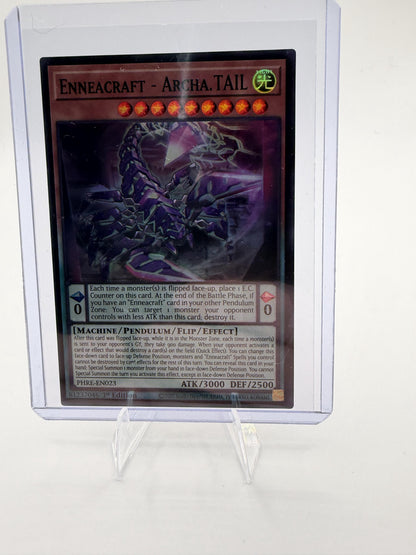 2020 Yu-Gi-Oh Phantom Revenge Enneacraft - Archa.TAIL PHRE-EN023 Collector Rare