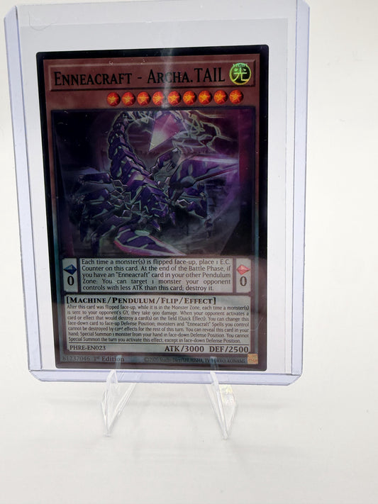 2020 Yu-Gi-Oh Phantom Revenge Enneacraft - Archa.TAIL PHRE-EN023 Collector Rare