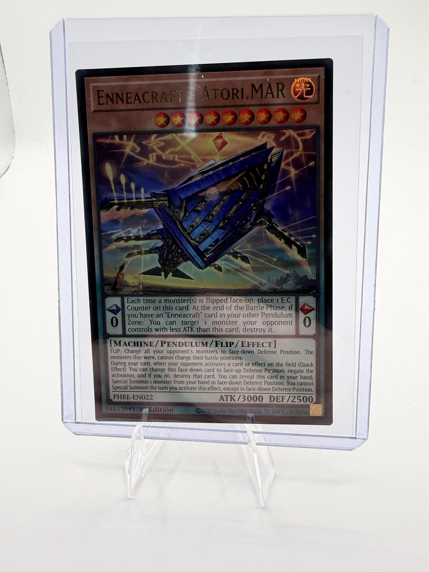 2020 Yu-Gi-Oh Phantom Revenge Enneacraft - Atori.MAR PHRE-EN022 Collector Rare