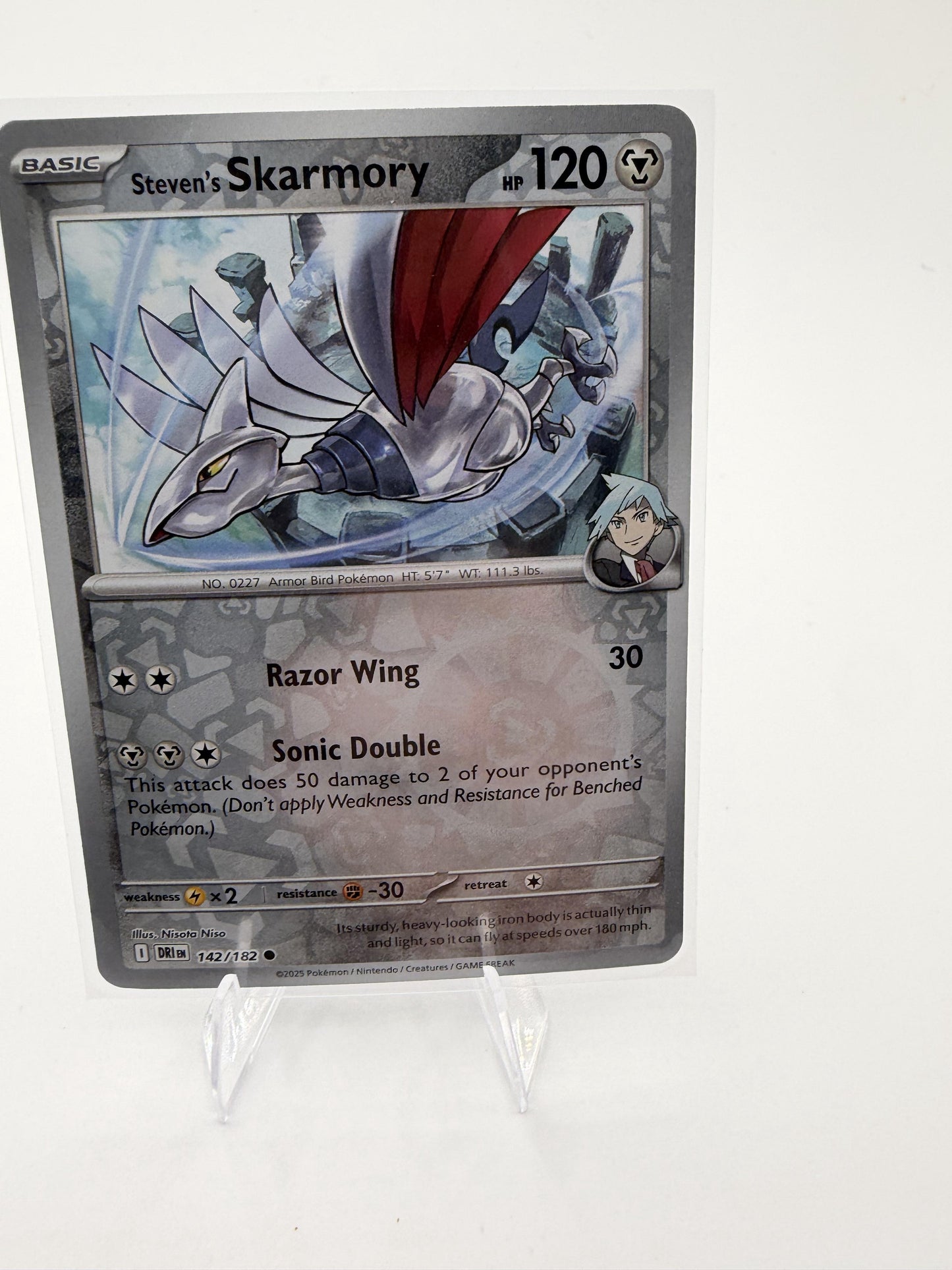 Steven's Skarmory 142/182 - Destined Rivals - Pokemon TCG