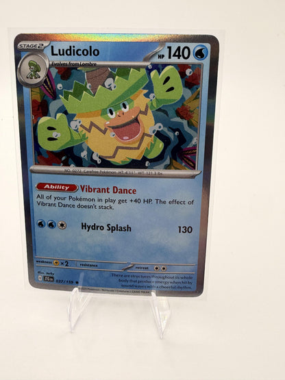 Pokémon TCG SV09: Journey Together Ludicolo Card Rare,Holo