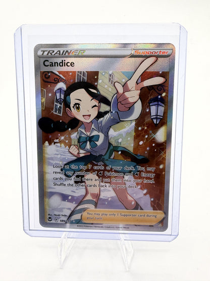 Candice 189/195 - Silver Tempest - Pokemon TCG - Full Art Trainer - Ultra Rare