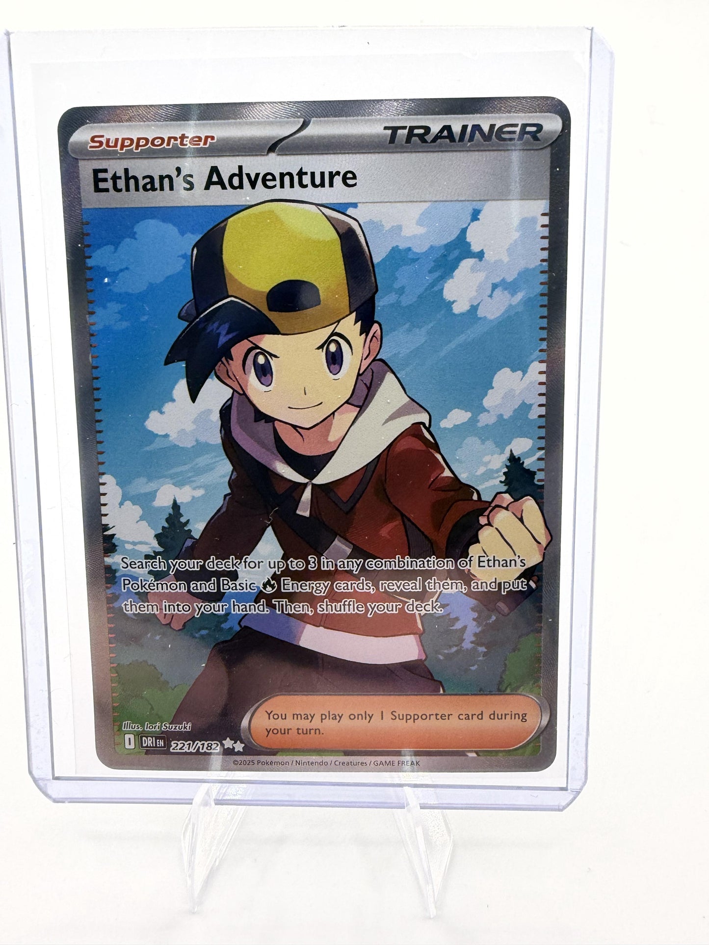 Ethan's Adventure 221/182 - Destined Rivals - Pokemon TCG - Full Art Ultra Rare
