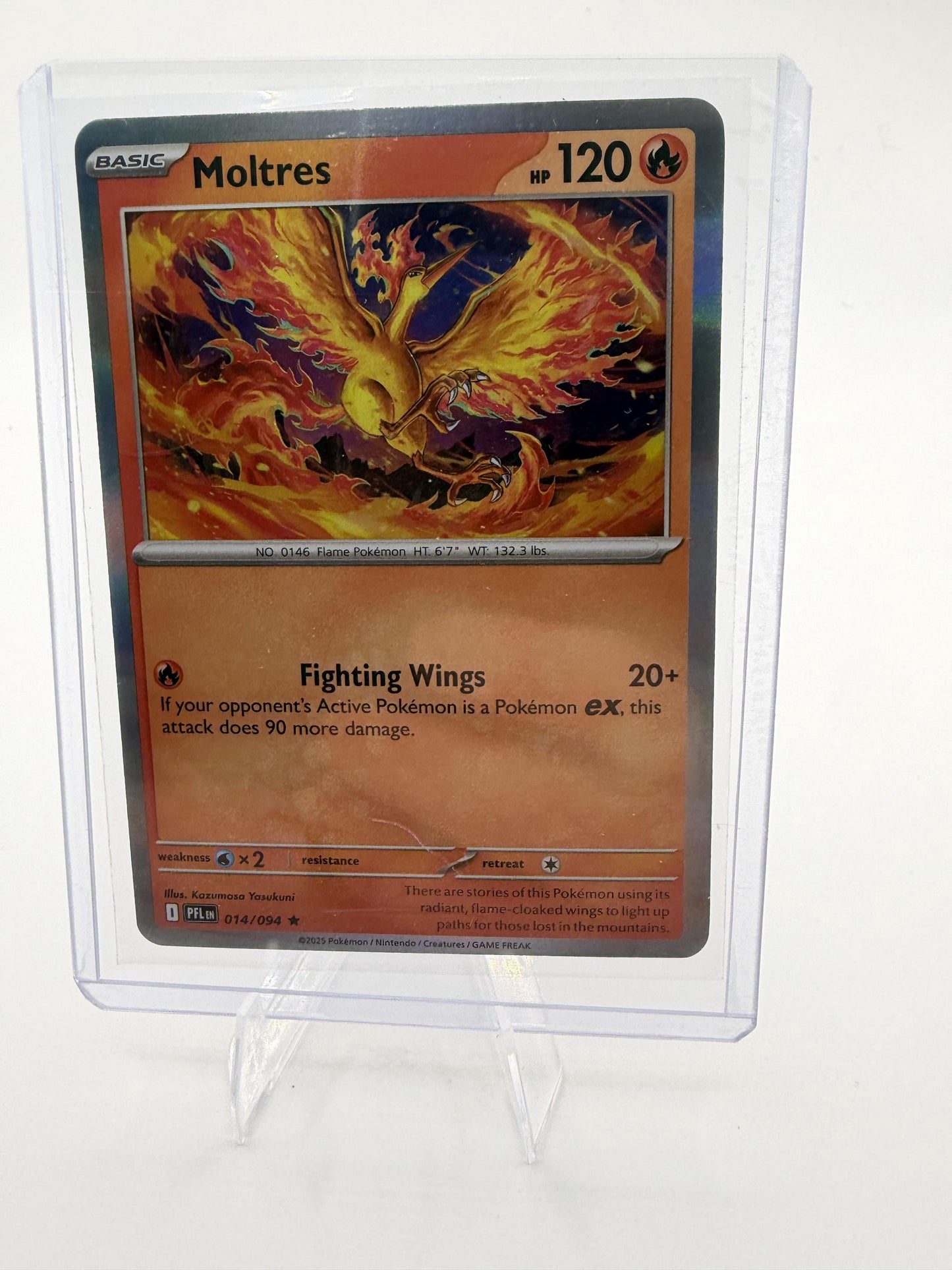 Moltres 014/094 - Phantasmal Flames - Pokemon TCG - Holo Rare - NM