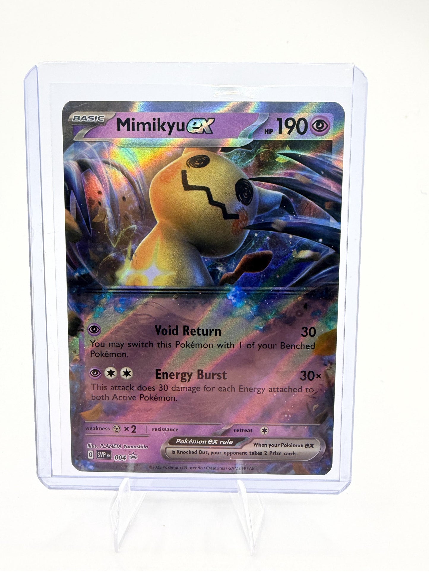 2023 Pokemon Scarlet & Violet Mimikyu ex SVP004 Black Star Promo Holo NM