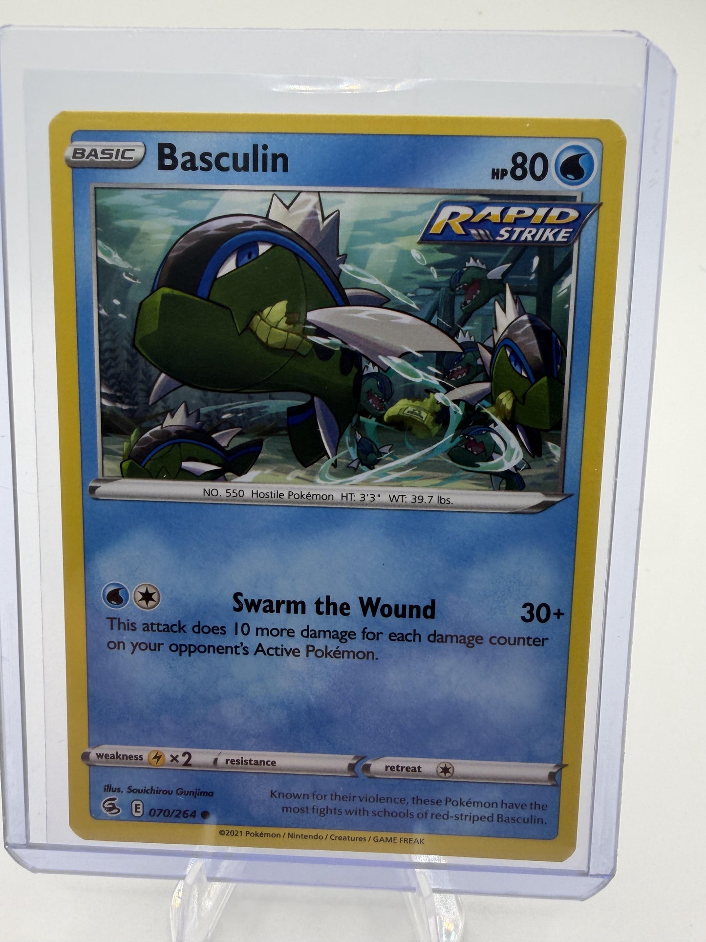 Basculin 070/264 - Fusion Strike - Pokemon TCG - Rapid Strike - Common - NM