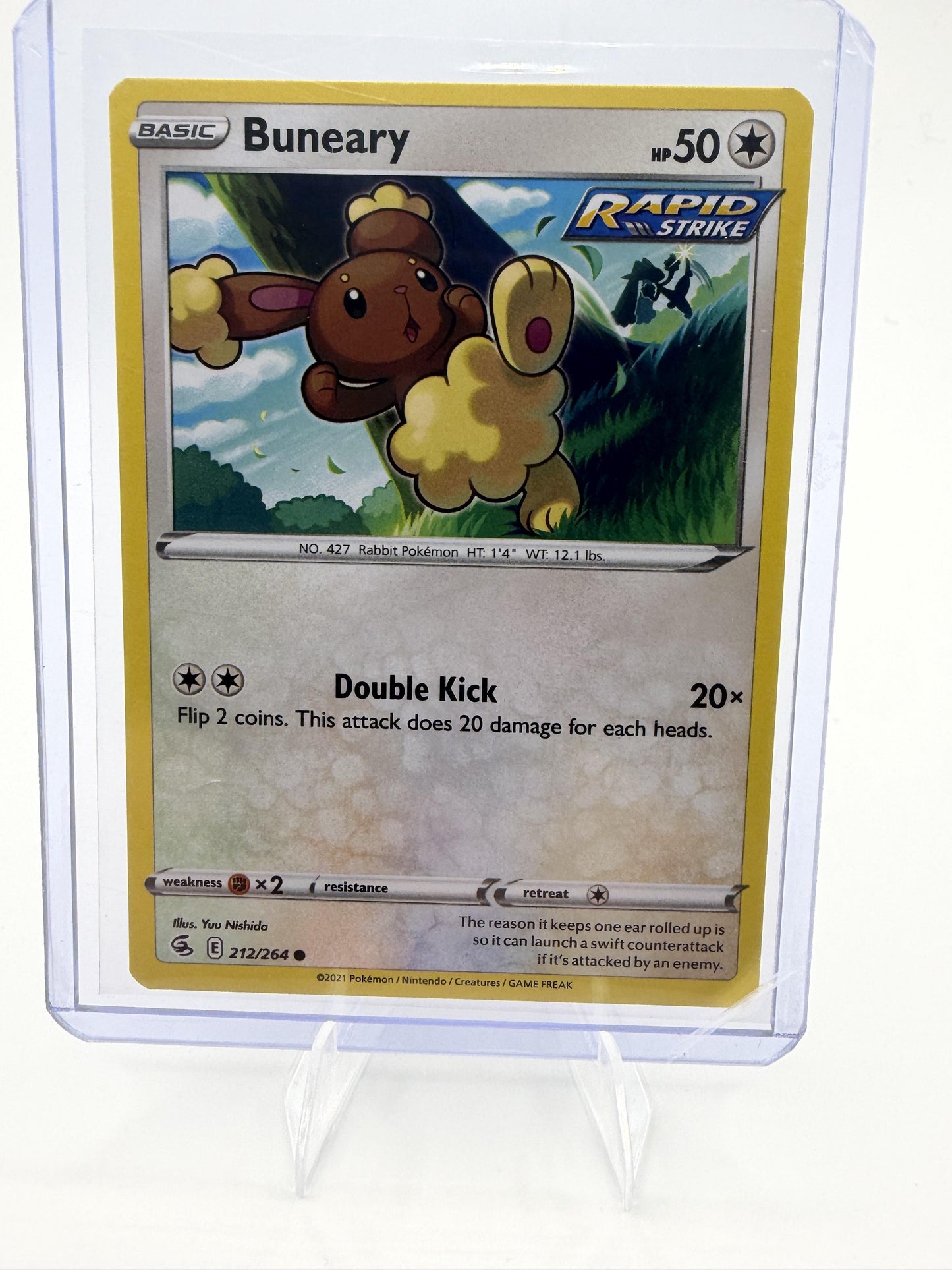 Buneary 212/264 - Fusion Strike - Pokemon TCG - Rapid Strike - Common - NM