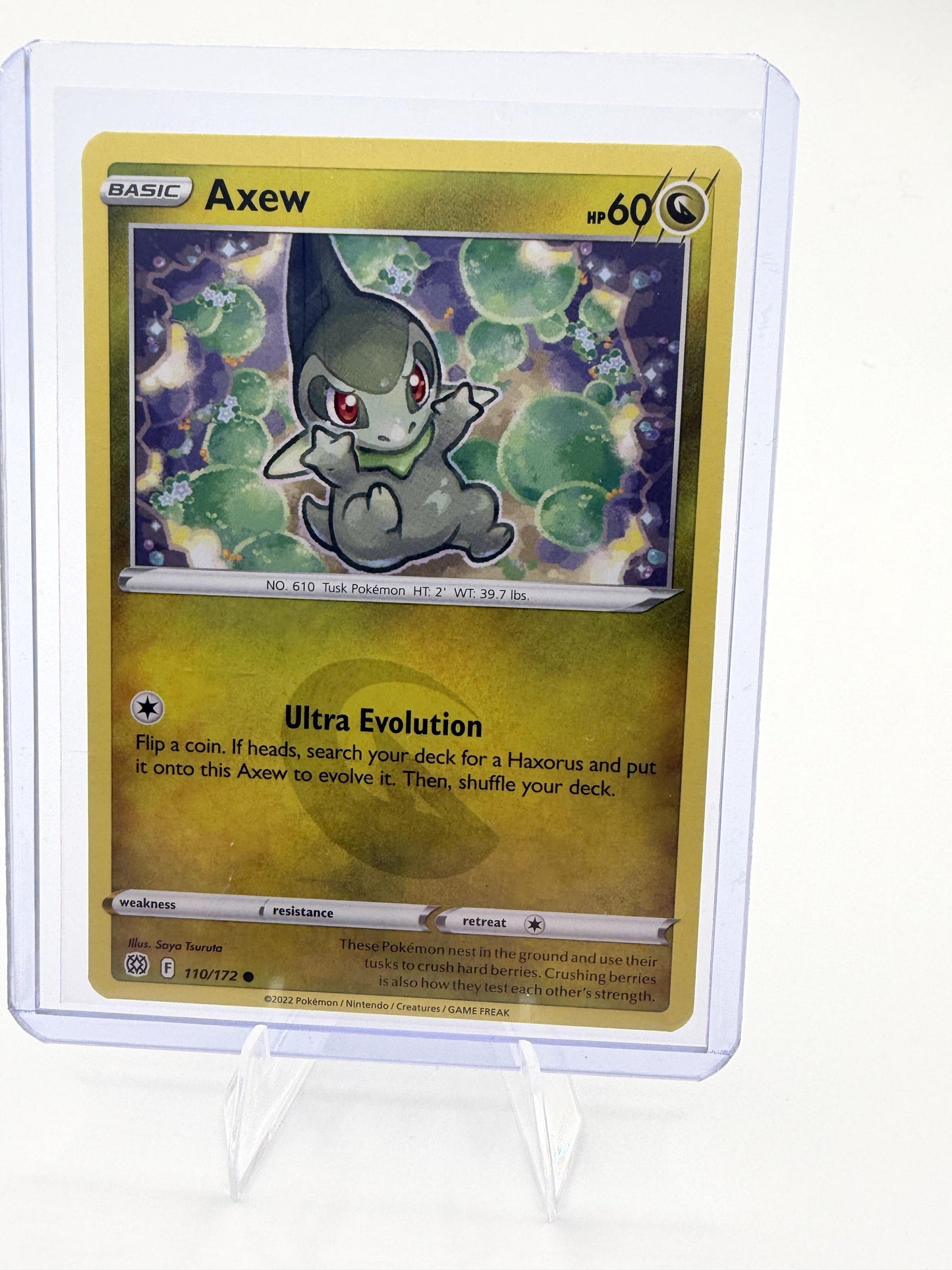 Axew 110/172 - Brilliant Stars - Pokemon TCG - Reverse Holo - NM