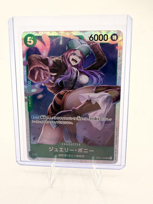 Jewelry Bonney OP07-026 SR Japanese One Piece Card Game 500 Years Future Foil