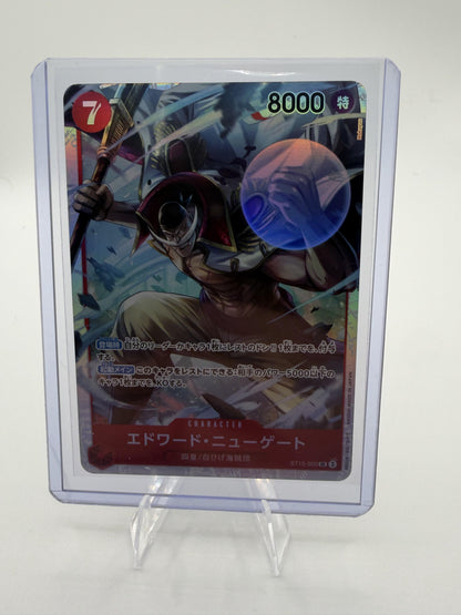 Edward Newgate ST15-002 SR Japanese One Piece Card