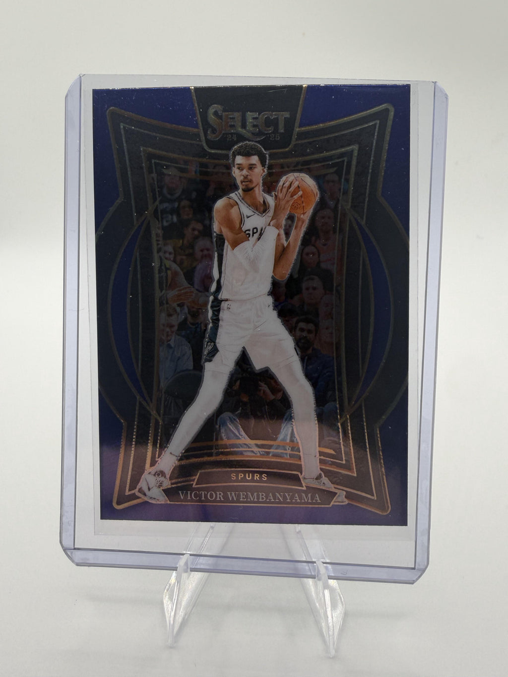 2024-25 Panini Select Victor Wembanyama Retail Blue Concourse #9 Spurs 2nd Year