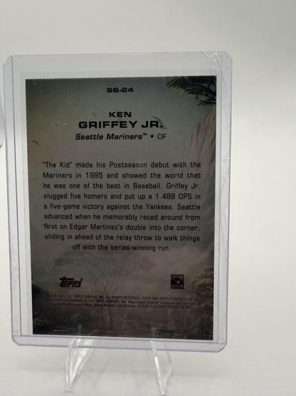 2025 Stadium Club Ken Griffey Jr. Savage Sluggers #SS-24  Mariners Rainbow Foil