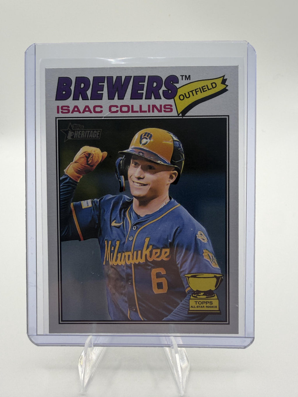2026 Topps Heritage Isaac Collins Card