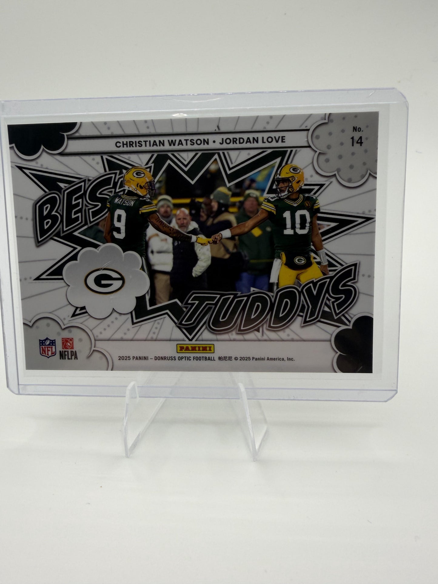 2025 Donruss Optic #14 Christian Watson/Jordan Love Best Tuddys