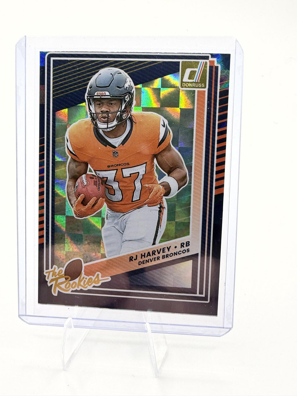 2025 Panini Donruss NFL Football The Rookies 32 RJ Harvey RC Denver Broncos