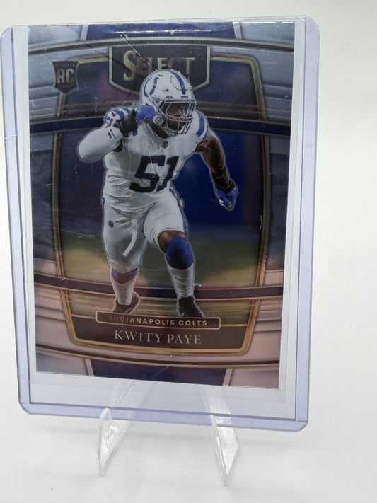2021 Panini Select #87 Kwity Paye Silver Prizm