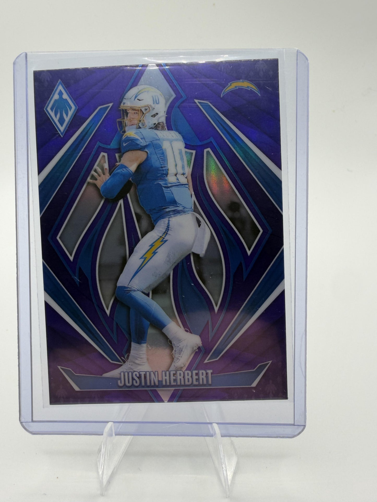 2024 Panini Phoenix JUSTIN HERBERT Purple Parallel #90 LA Chargers QB SP