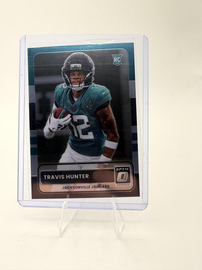 2025 Donruss Optic TRAVIS HUNTER 2015 RETRO ROOKIE #5 Jaguars RC INSERT