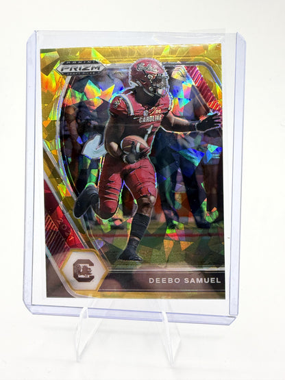 2021 Panini Prizm Draft Picks Collegiate #69 Deebo Samuel Gold Ice