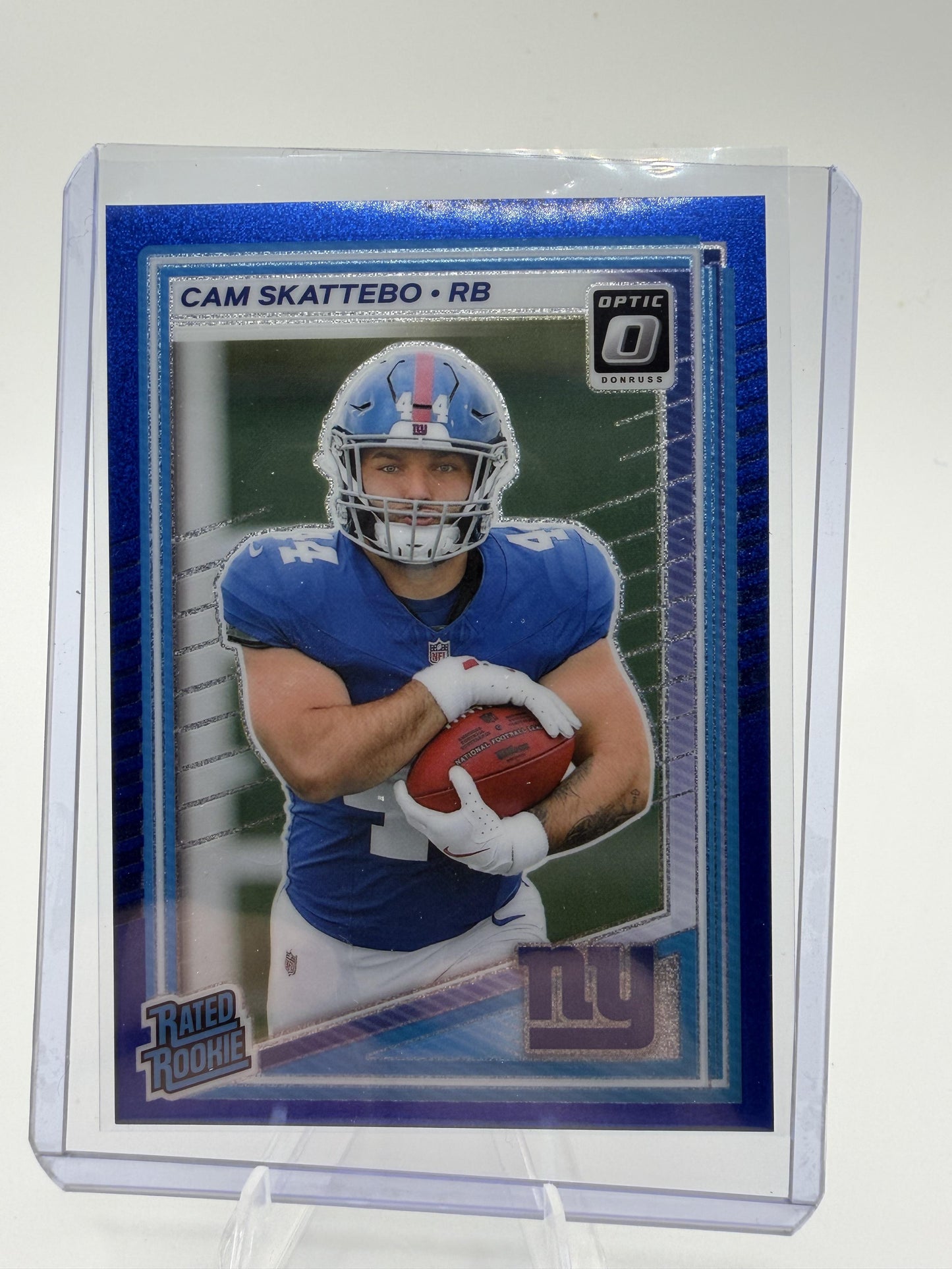 2025 Donruss Optic CAM SKATTEBO BLUE HYPER PRIZM #228 Giants RATED ROOKIE RC