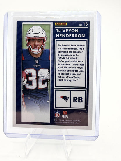 2025 Donruss #16 TreVeyon Henderson The Rookies