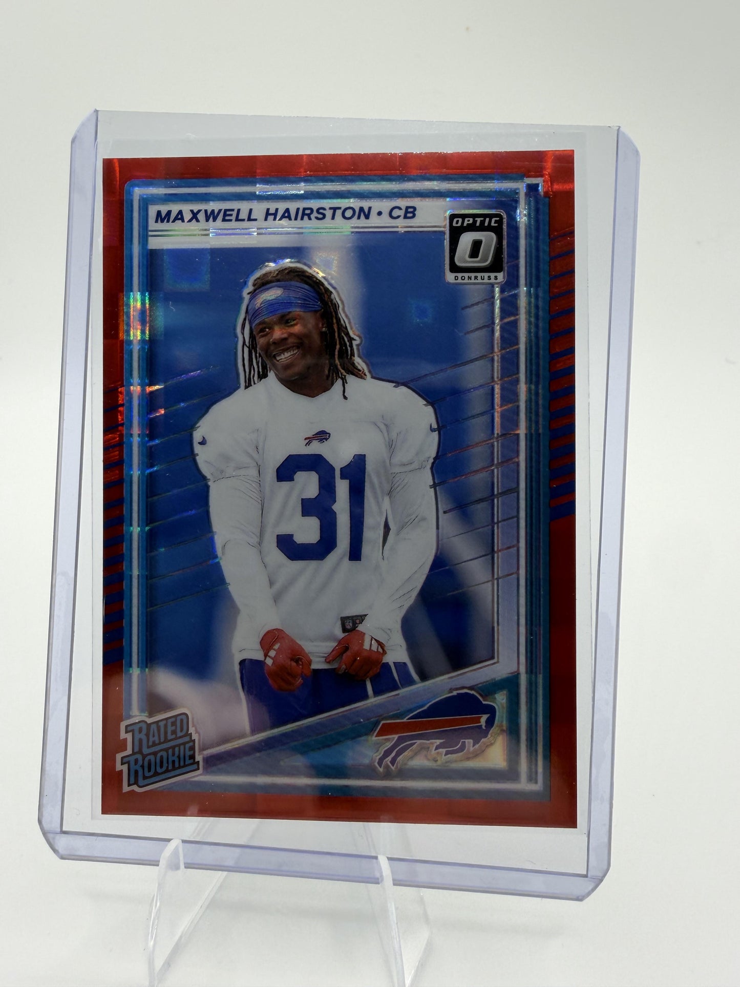 2025 Donruss MAXWELL HAIRSTON OPTIC PREVIEW RED PANDORA #362 Bills RC