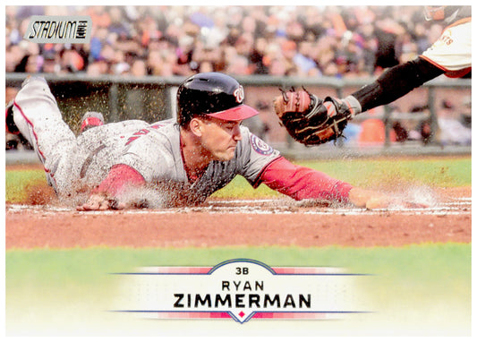 2025 Stadium Club Ryan Zimmerman Card Washington Nationals #101