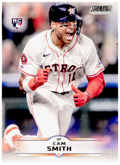 2025 Stadium Club Cam Smith Card RC Houston Astros #60