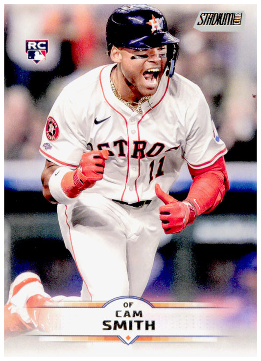 2025 Stadium Club Cam Smith Card RC Houston Astros #60