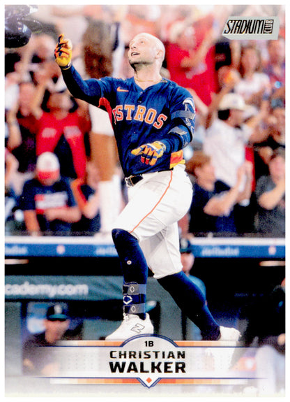 2025 Stadium Club Christian Walker Card Houston Astros #29