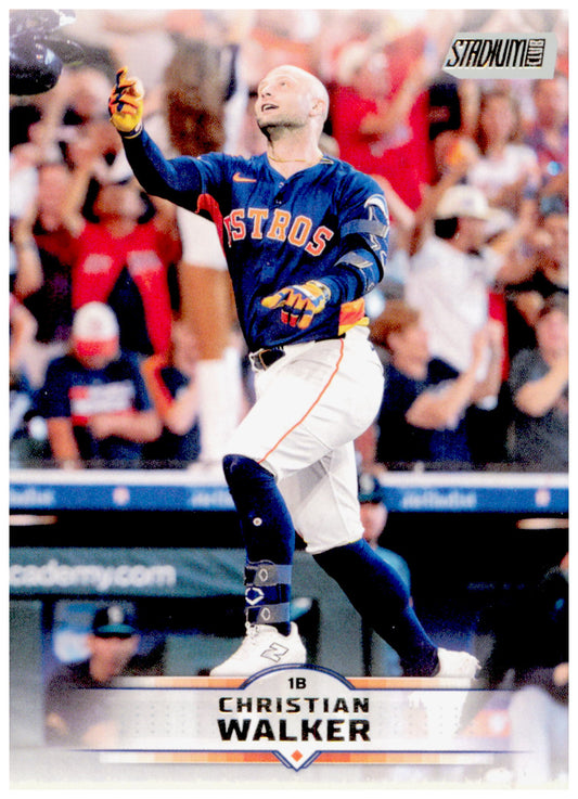2025 Stadium Club Christian Walker Card Houston Astros #29