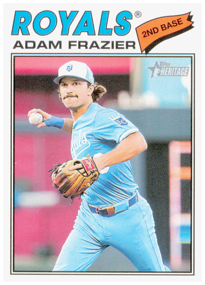 2026 Topps Heritage Adam Frazier Card Kansas City Royals #262