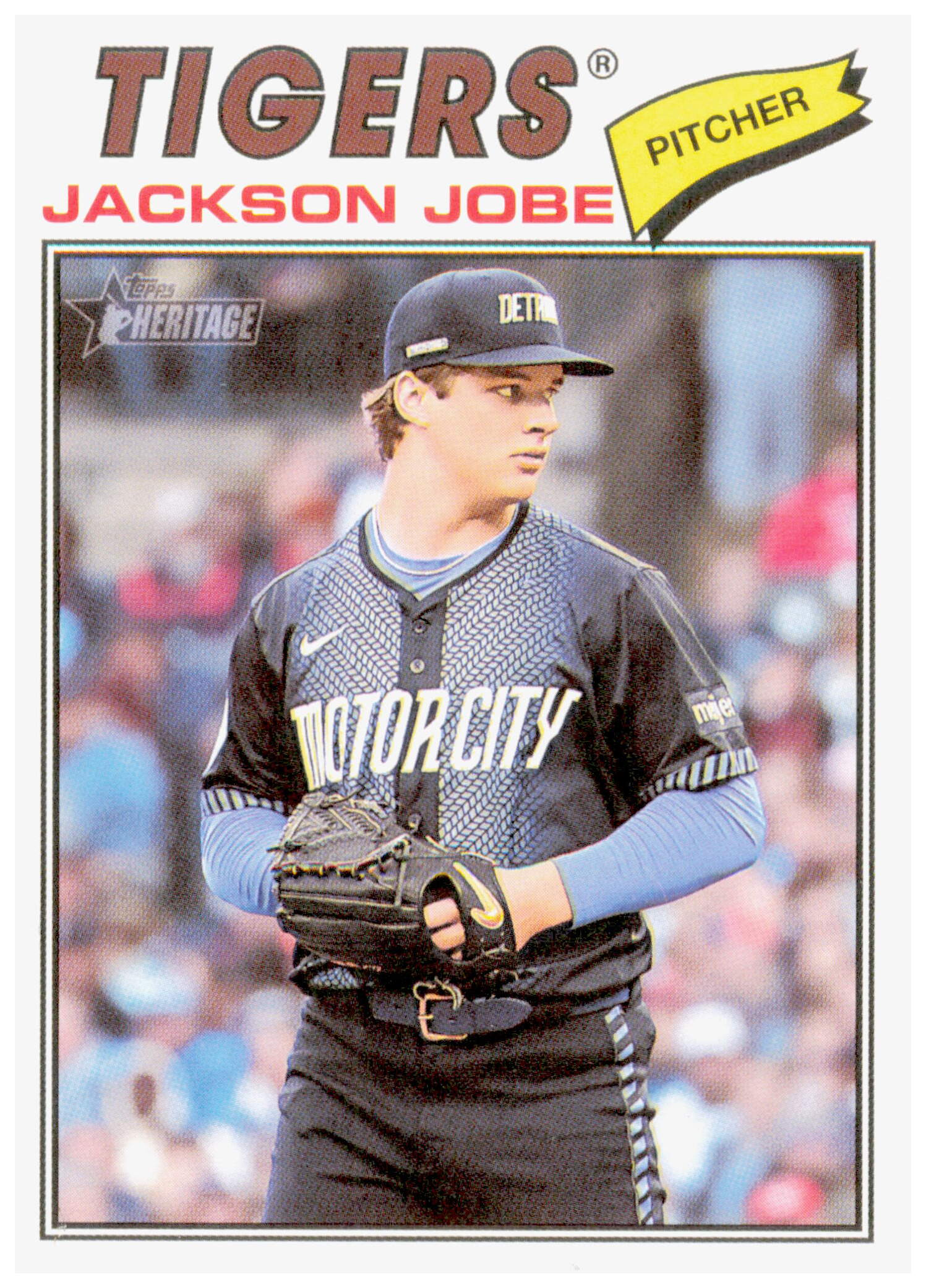 2026 Topps Heritage Jackson Jobe Card Detroit Tigers #164