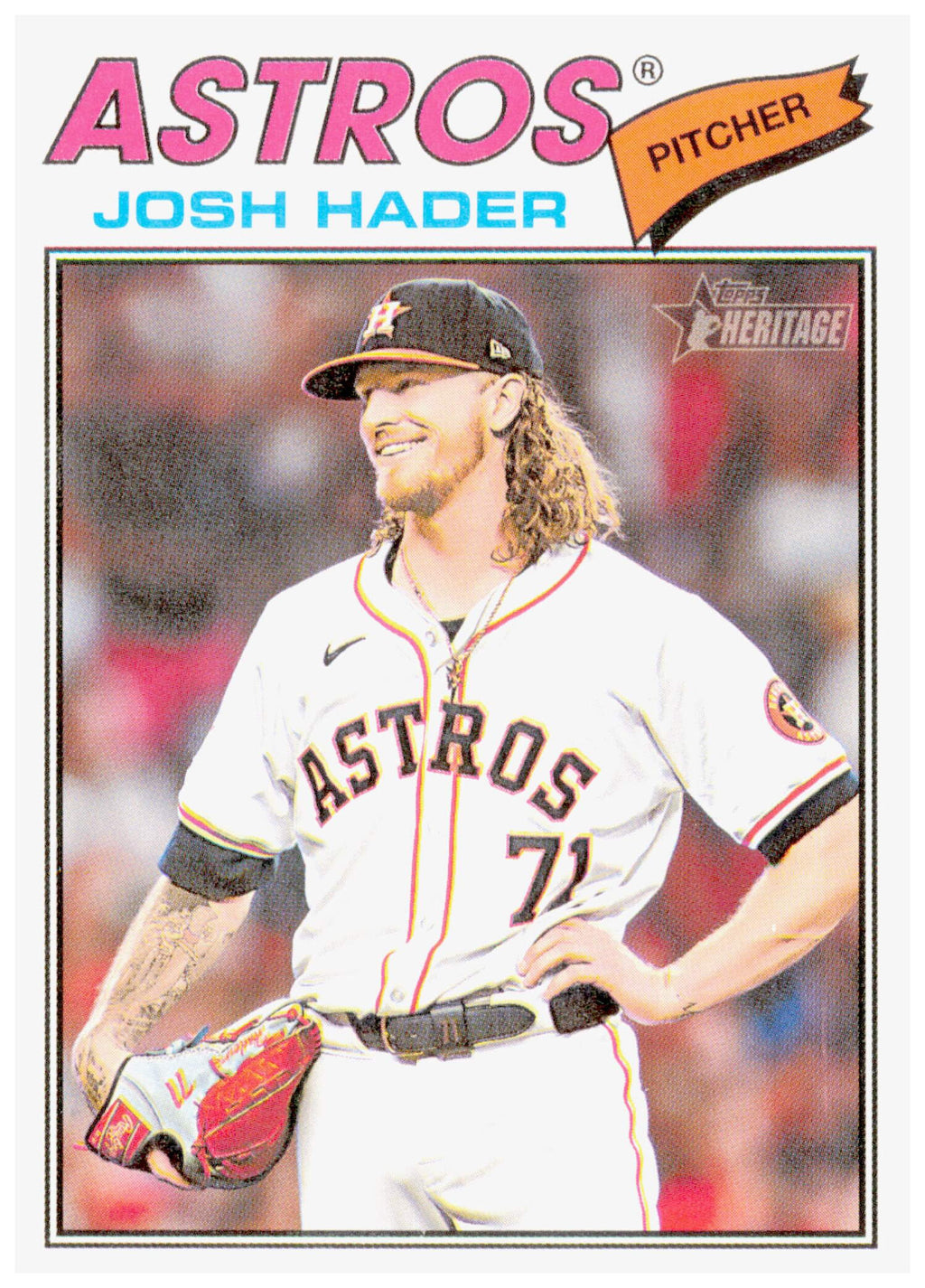 2026 Topps Heritage Josh Hader Card Houston Astros #9