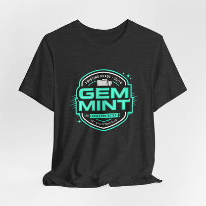 “Gem Mint Badge” Retro Gaming & Collectibles Tee