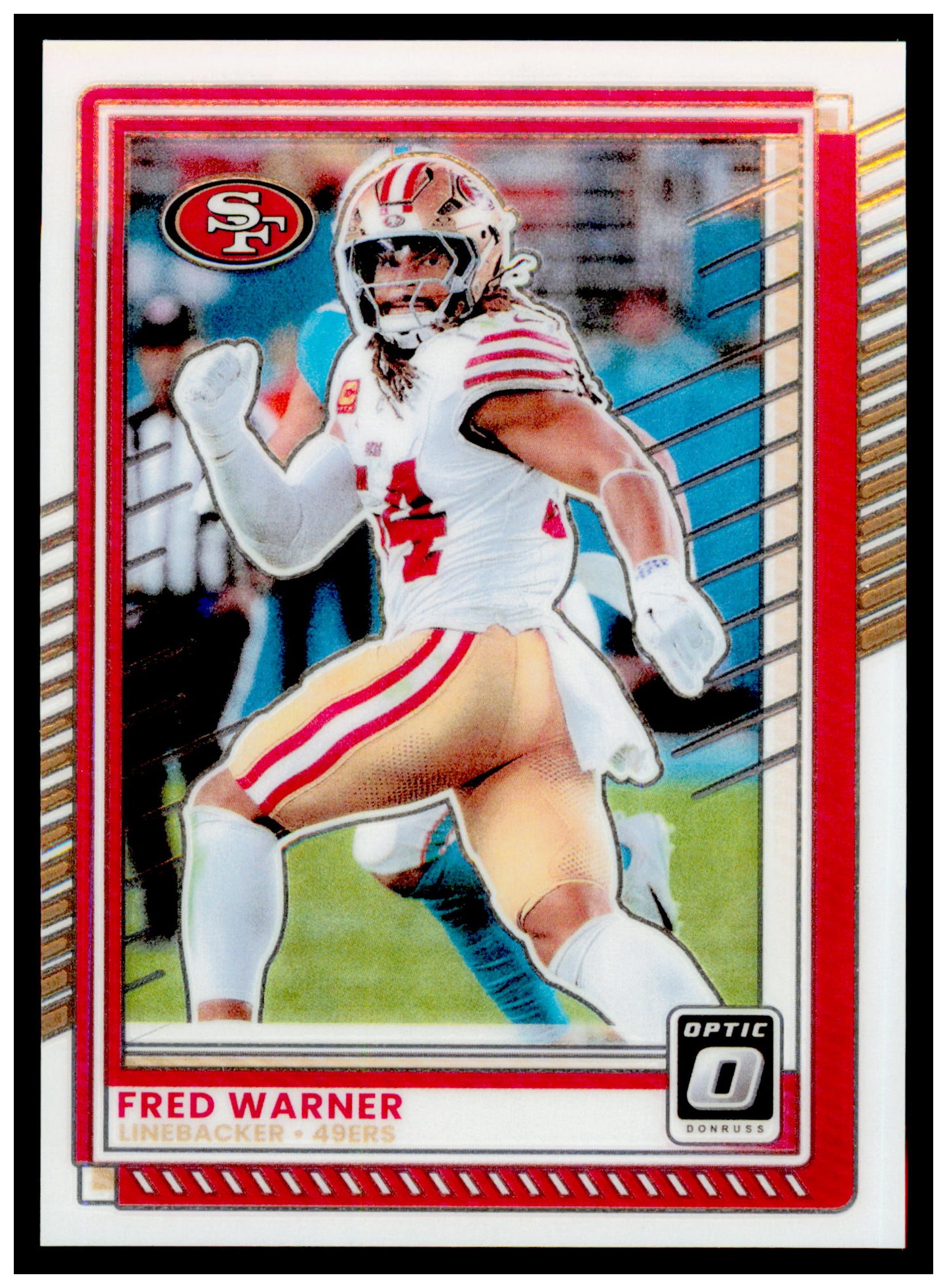 2025 Donruss Optic Fred Warner Card San Francisco 49ers #99