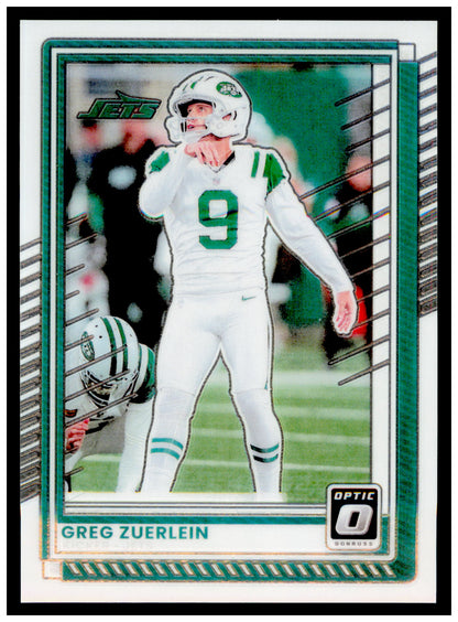 2025 Donruss Optic Greg Zuerlein Card New York Jets #67