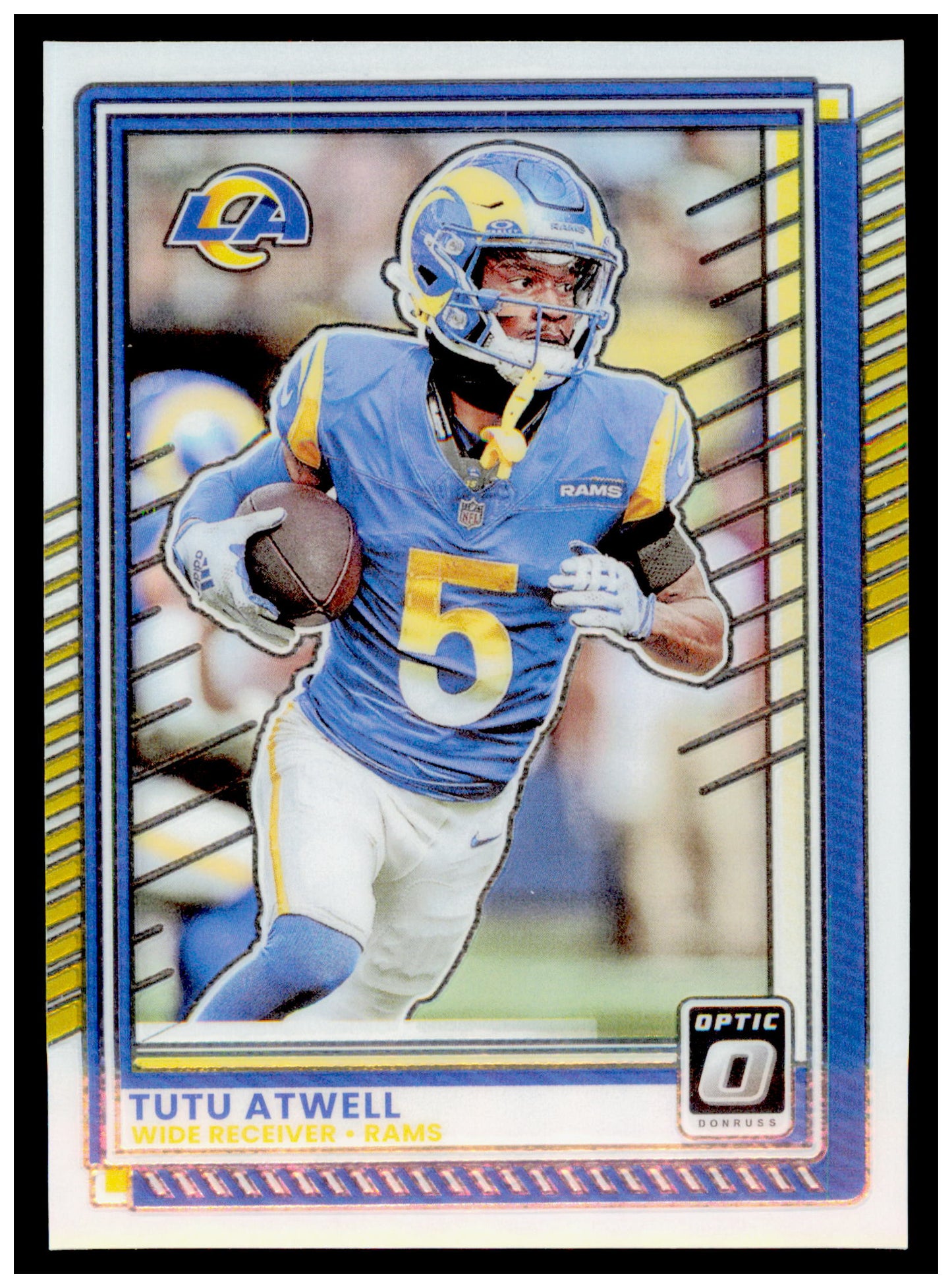 2025 Donruss Optic Tutu Atwell Card Los Angeles Rams #136