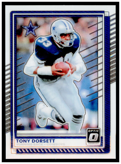 2025 Donruss Optic Tony Dorsett Card Dallas Cowboys #58